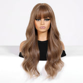 Chestnut Brown Long Wavy Wig - MARKETPLACE - Milk & Honey Wigs