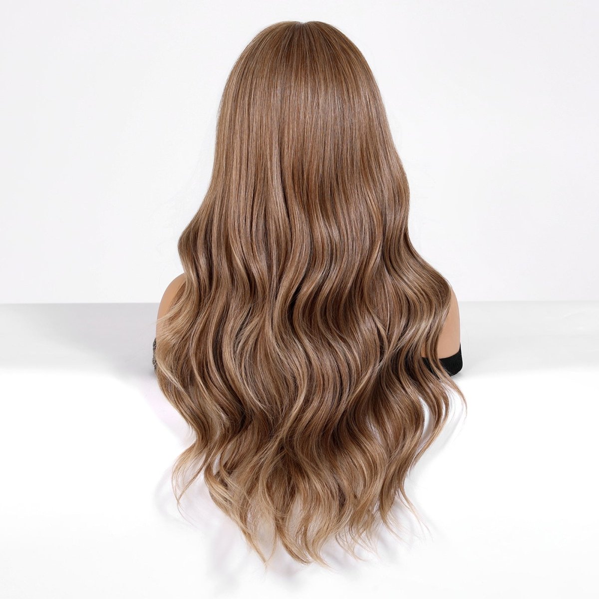 Chestnut Brown Long Wavy Wig - MARKETPLACE - Milk &amp; Honey Wigs