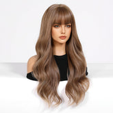 Chestnut Brown Long Wavy Wig - MARKETPLACE - Milk & Honey Wigs