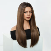 Chestnut Brown Straight Wig - MARKETPLACE - Milk & Honey Wigs