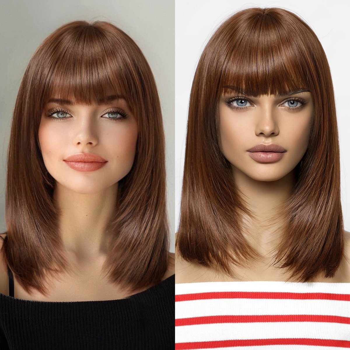 Chestnut Brown Wig - MARKETPLACE - Milk &amp; Honey Wigs