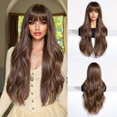 Chestnut Brown with Full Fringe Wig - MARKETPLACE - Milk & Honey Wigs