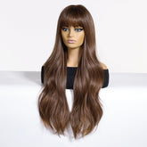 Chestnut Brown with Full Fringe Wig - MARKETPLACE - Milk & Honey Wigs