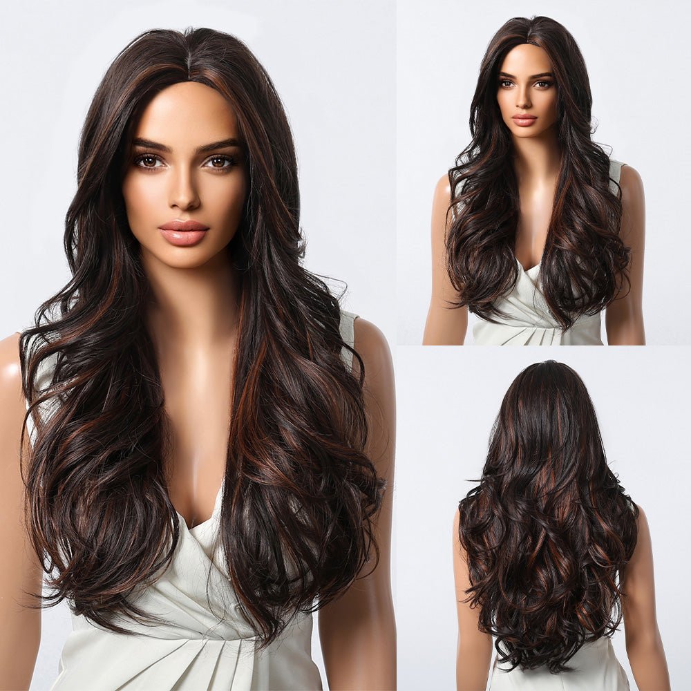 Classic Dark Chocolate Voluminous Curls Wig - MARKETPLACE - Milk &amp; Honey Wigs