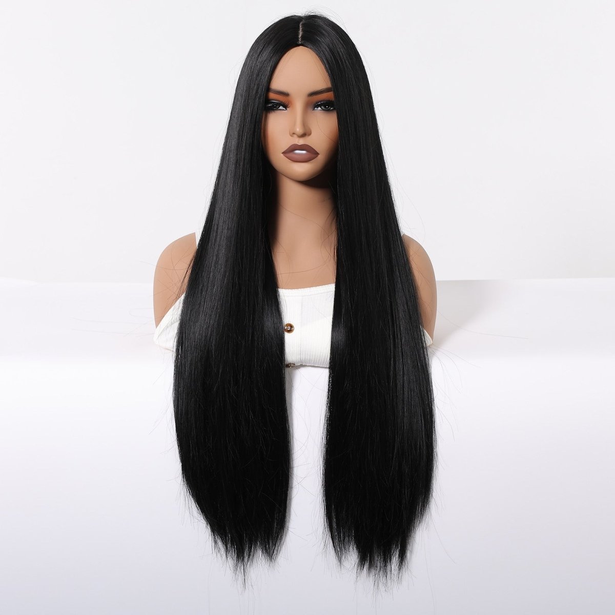 Classic Jet Black Sleek Straight Wig - MARKETPLACE - Milk &amp; Honey Wigs