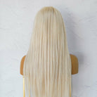 CLEO Platinum White Blonde Human Hair Lace Front Wig ** READY TO SHIP ** - Milk & Honey