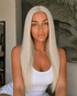 CLEO - Platinum White Blonde - Human Hair Wig - Milk & Honey Wigs