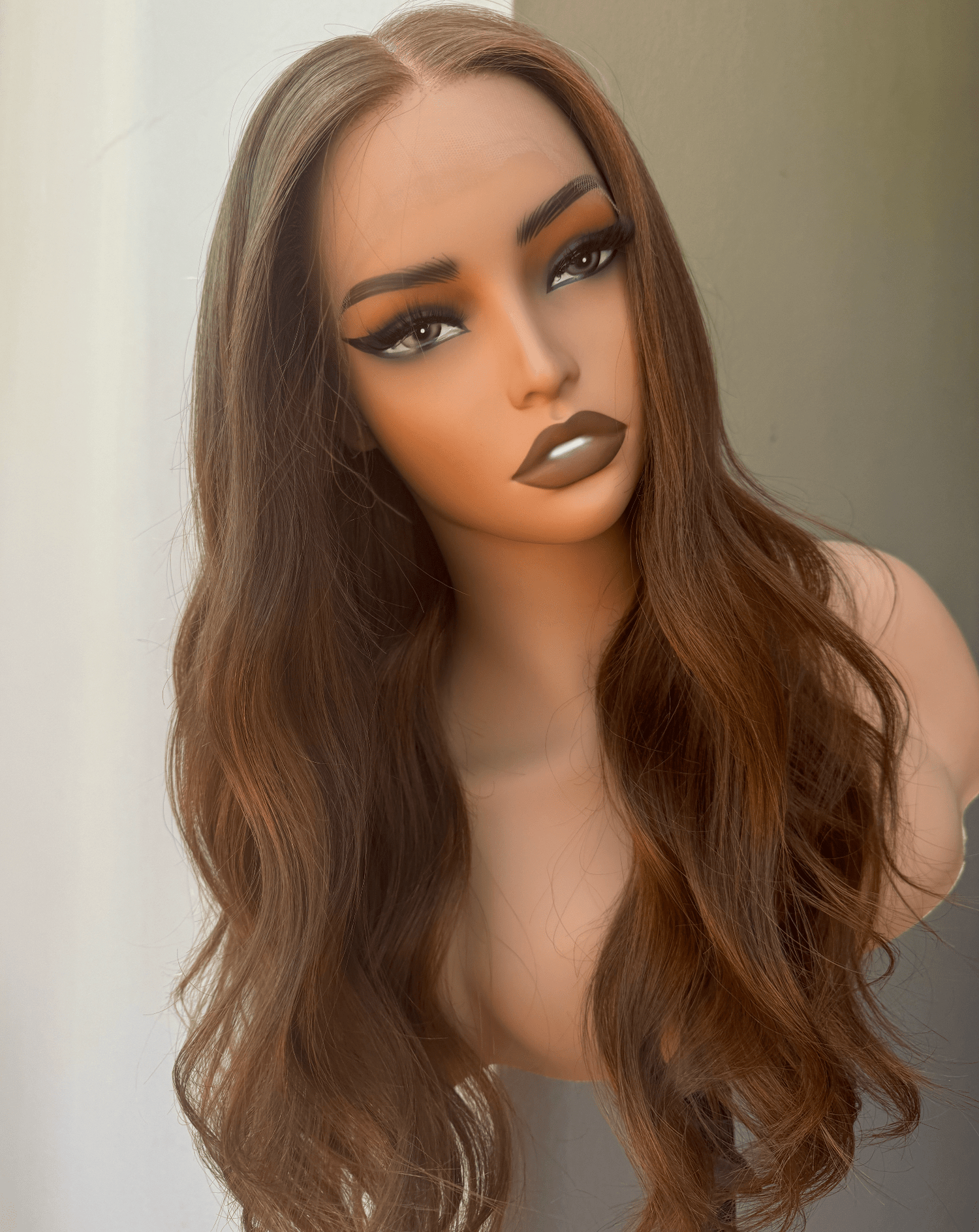 Copper 30 Human Hair Lace Front Wig - Milk &amp; Honey Wigs