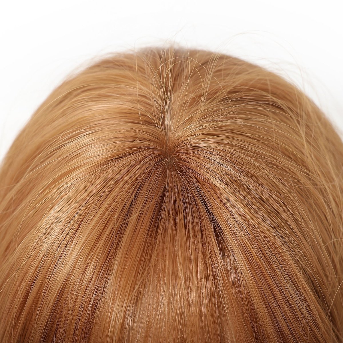 Copper Cinnamon Waves with Blunt Fringe Wig - MARKETPLACE - Milk &amp; Honey Wigs