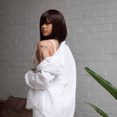 COURTNEY Burgundy Fringe Wig - Milk & Honey Wigs