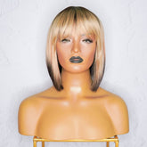 COURTNEY Ombre Sunrise Fringe Wig - Milk & Honey Wigs