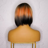 COURTNEY Ombre Sunrise Fringe Wig - Milk & Honey Wigs