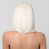 Creamy Champaign White Short Platinum Bob Wig - MARKETPLACE - Milk & Honey Wigs
