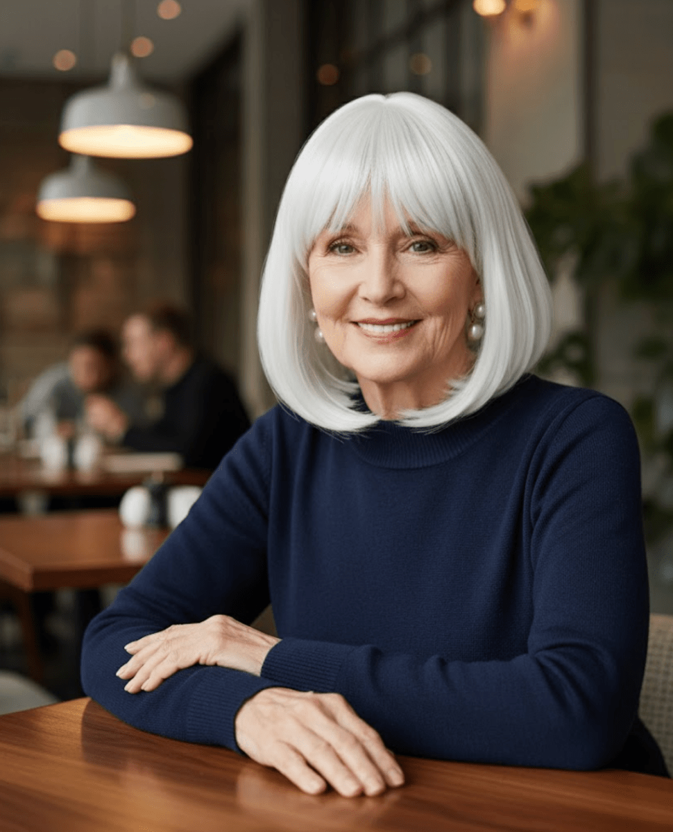 Creamy White Short Platinum Bob Wig - MARKETPLACE - Milk &amp; Honey Wigs