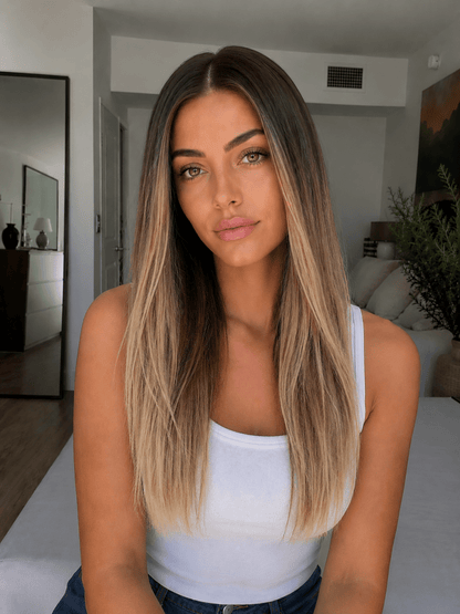 CUSTOM COLOUR full lace human hair lace front wig | Milk &amp; Honey Wigs