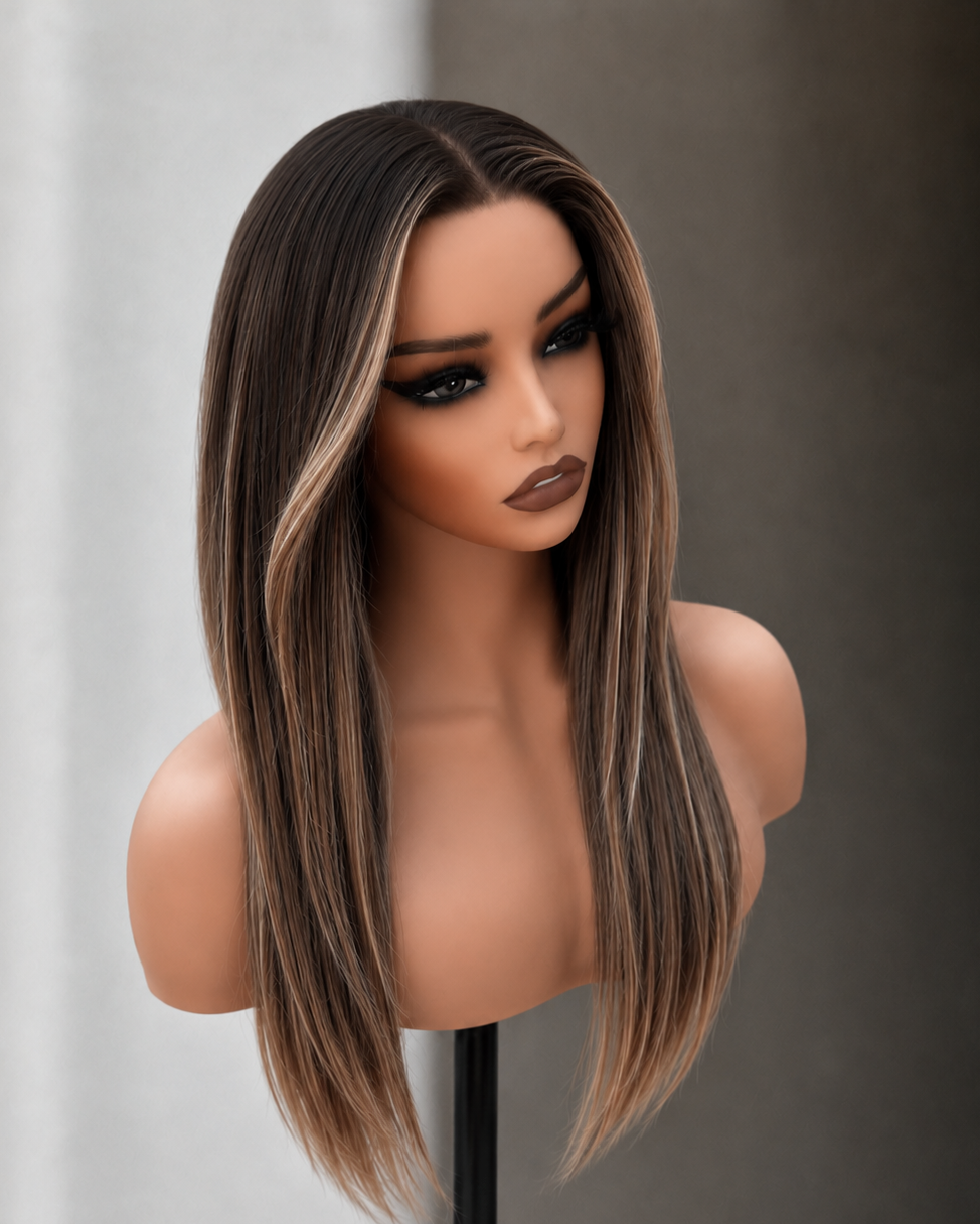 DOVE 18 INCH - Ombre Bronde - Human Hair Wig