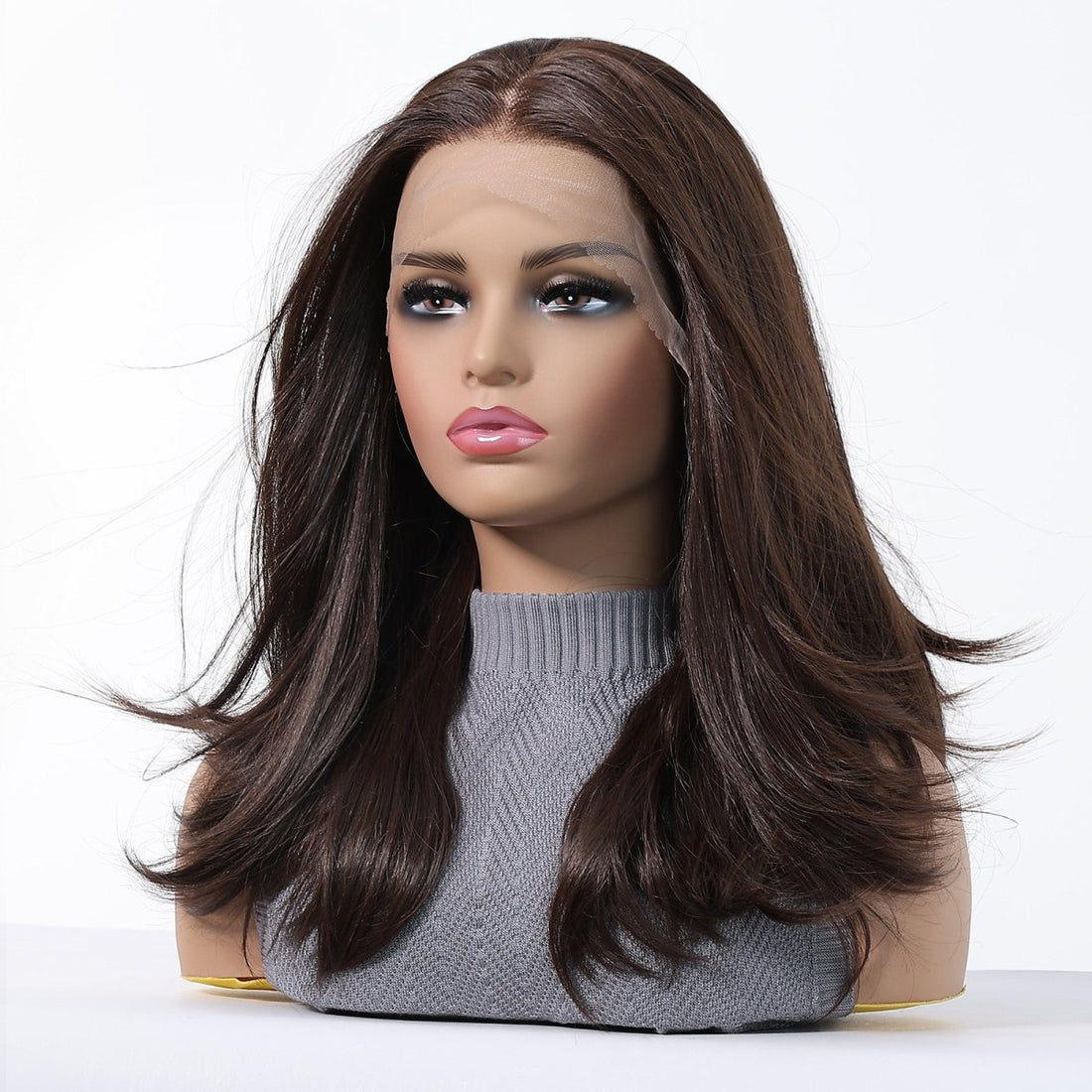 Dark Brown 13x6 Lace Front Wig - MARKETPLACE - Milk &amp; Honey Wigs