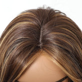 Dark Brown Blonde Highlights Wig - MARKETPLACE - Milk & Honey Wigs