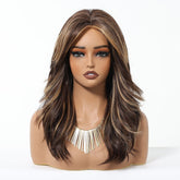 Dark Brown Blonde Highlights Wig - MARKETPLACE - Milk & Honey Wigs