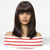 Dark Brown Fringe Wig - MARKETPLACE - Milk & Honey Wigs