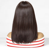 Dark Brown Fringe Wig - MARKETPLACE - Milk & Honey Wigs