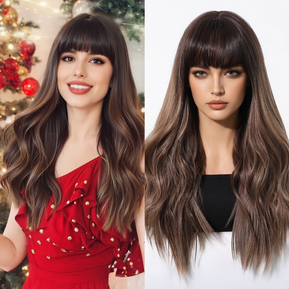 Dark Brown Synthetic Wig - MARKETPLACE - Milk &amp; Honey Wigs