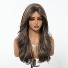 Dark Chocolate Brown with Honey Highlights Wig - MARKETPLACE - Milk & Honey Wigs