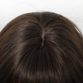 Dark Chocolate Wavy Wig with Full Fringe - MARKETPLACE - Milk & Honey Wigs