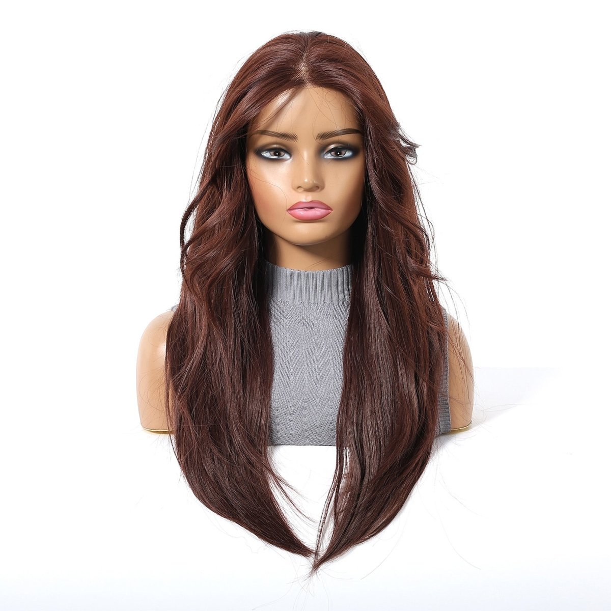 Dark Copper 20&quot; 13x6 Lace Front Wig - MARKETPLACE - Milk &amp; Honey Wigs