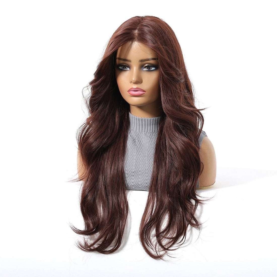 Dark Copper Brown 13x6 Lace Front Wig - MARKETPLACE - Milk &amp; Honey Wigs