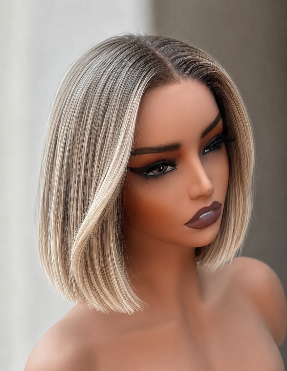 PAYTON 10 INCH BOB - Lived In Blonde - Human Hair Wig