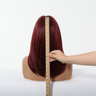 Deep Burgundy Red Layers Wig - MARKETPLACE - Milk & Honey Wigs