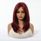 Deep Burgundy Red Layers Wig - MARKETPLACE - Milk & Honey Wigs