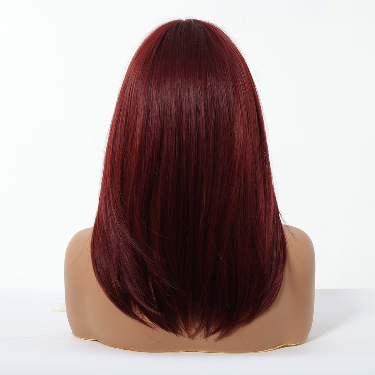 Deep Burgundy Red Layers Wig - MARKETPLACE - Milk &amp; Honey Wigs