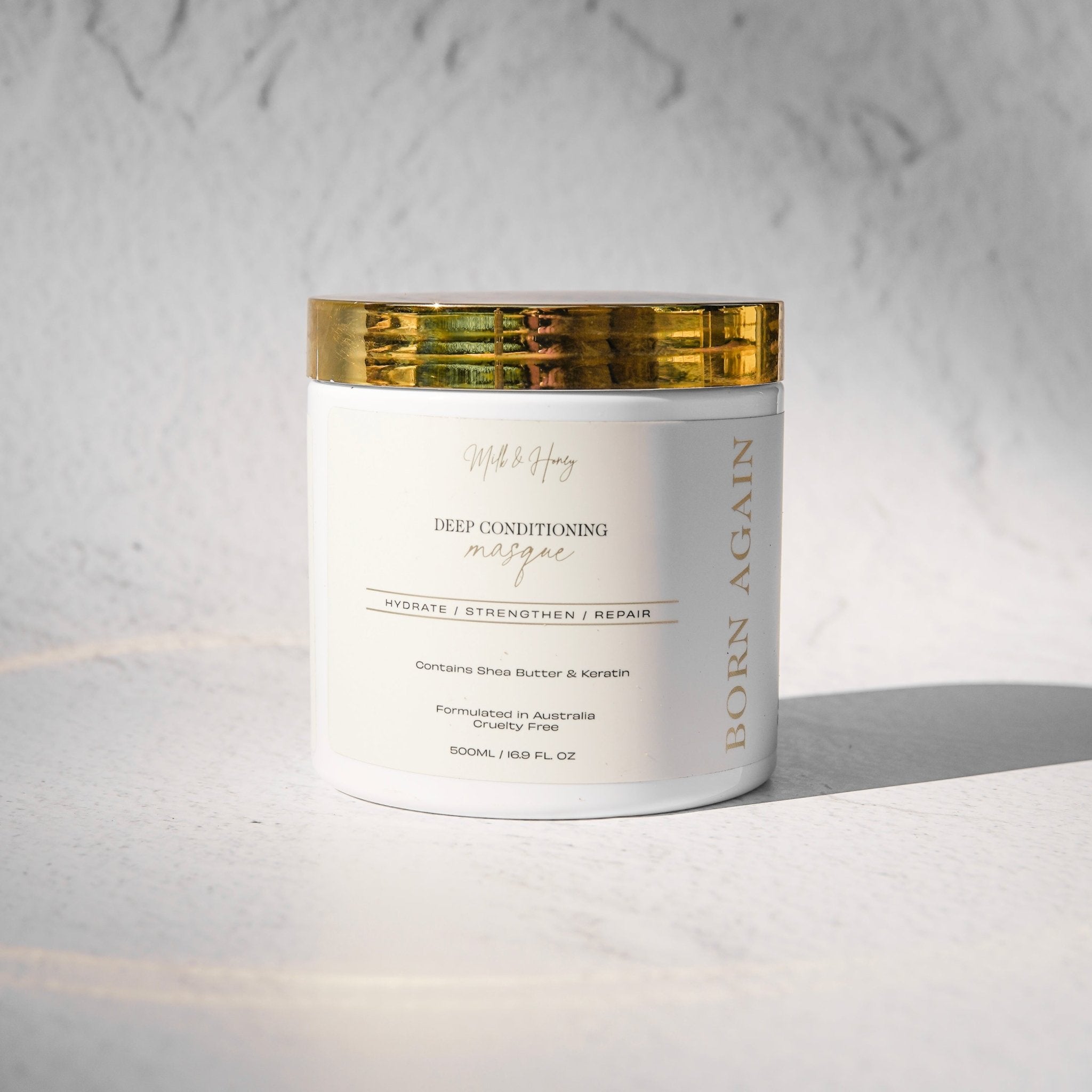 DEEP CONDITIONING MASQUE - Born Again Wig Haircare 500ML - Milk &amp; Honey Wigs