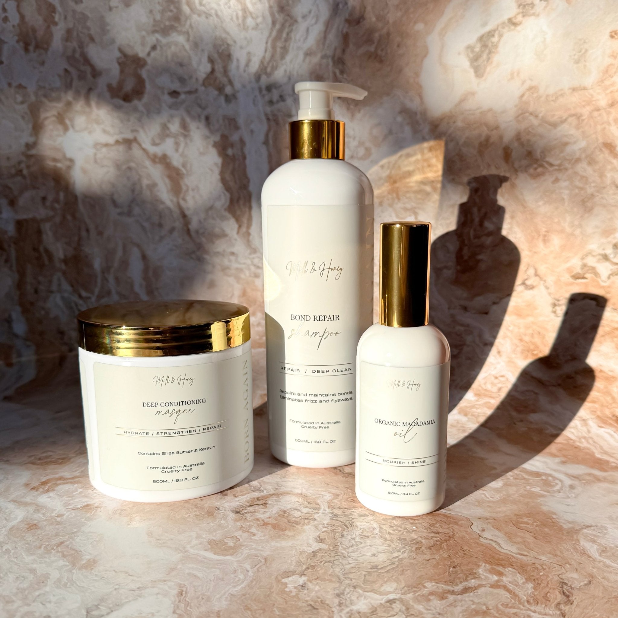 DEEP CONDITIONING MASQUE - Born Again Wig Haircare 500ML - Milk & Honey Wigs