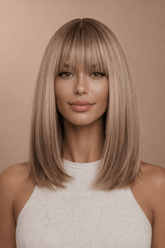 DENISE - Ombre Brown - Fringe Wig - Milk & Honey Wigs