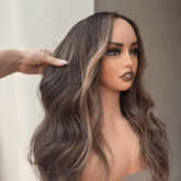 Dove Ombre Bronde Human Hair Lace Front Wig - Milk & Honey Wigs