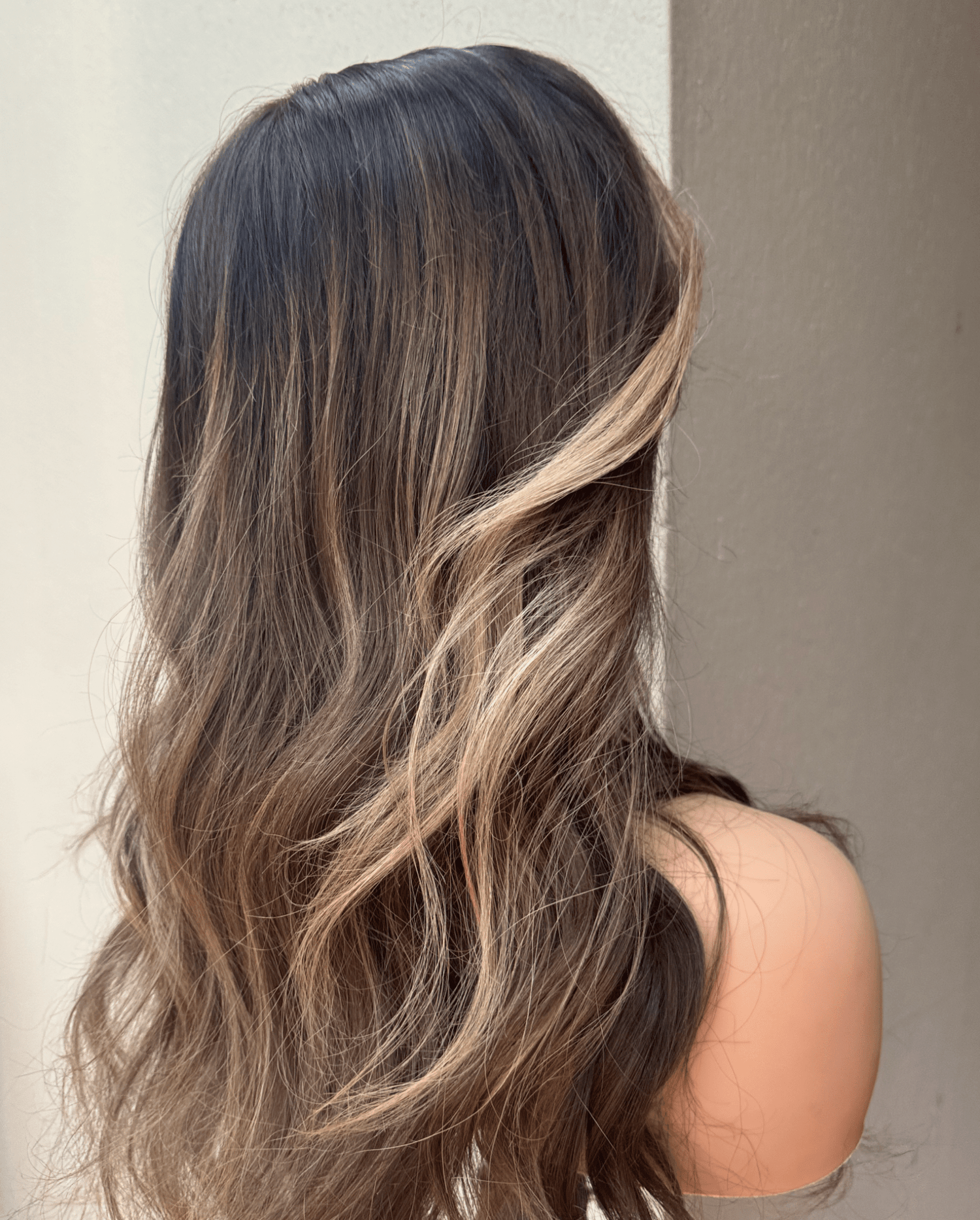 Dove Ombre Bronde Human Hair Lace Front Wig - Milk &amp; Honey Wigs