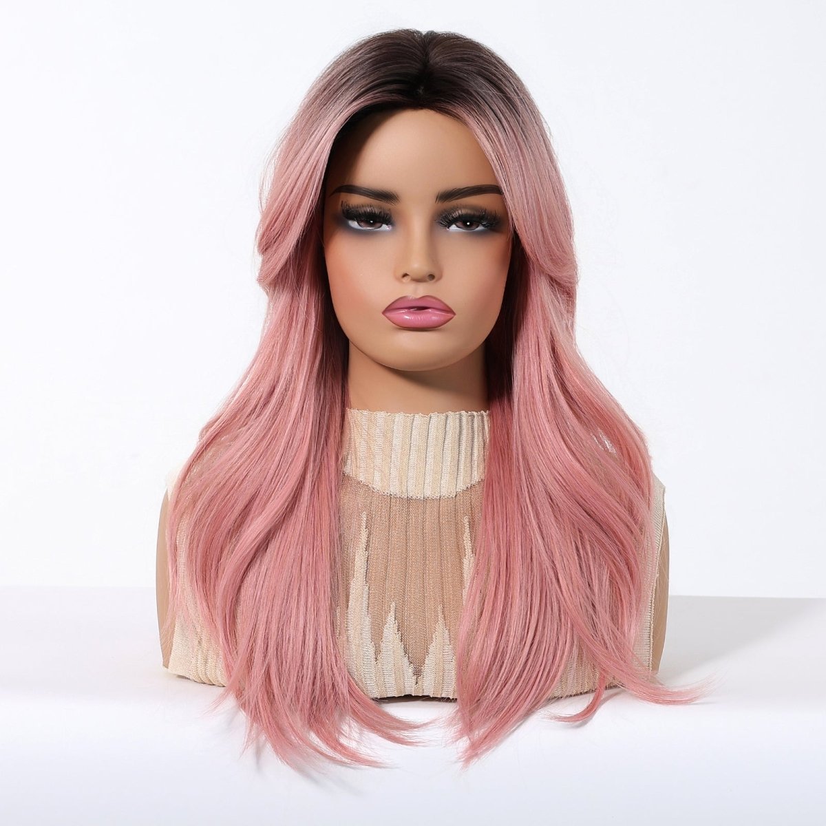 Dusty Rose Layered Wig - MARKETPLACE - Milk &amp; Honey Wigs