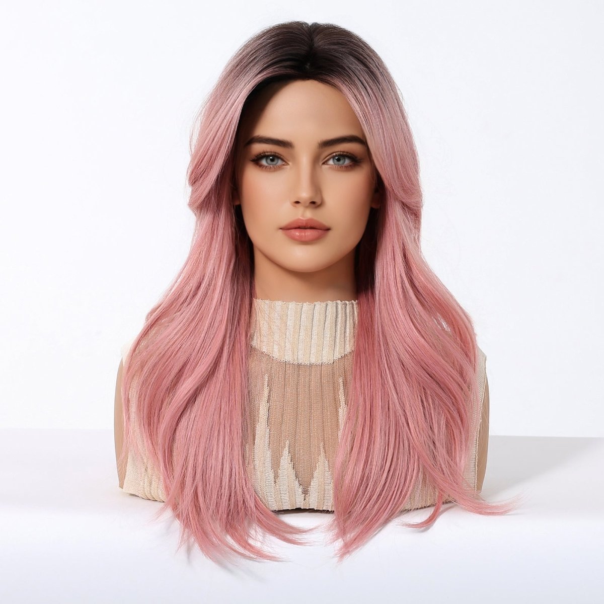 Dusty Rose Layered Wig - MARKETPLACE - Milk &amp; Honey Wigs