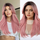 Dusty Rose Layered Wig - MARKETPLACE - Milk & Honey Wigs