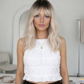 EDEN - Ombre Blonde - Fringe Wig - Milk & Honey Wigs