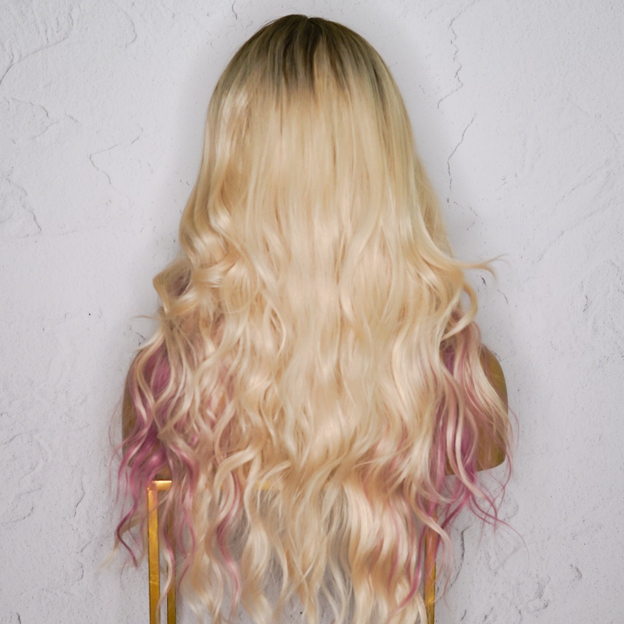 ELOWEN Mixed Pink 22" Fringe Wig - Milk & Honey Wigs
