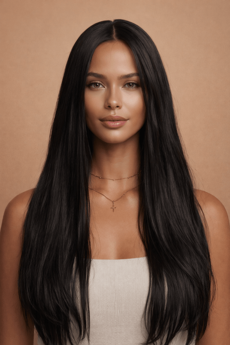 EMMA - Black - Lace Front Wig - Milk &amp; Honey Wigs