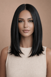 ESTER - Black - Lace Front Wig - Milk & Honey Wigs