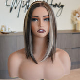 ESTER Brown Highights Lace Front Wig - Milk & Honey Wigs