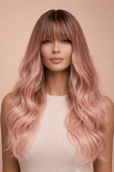 EVA - Pink Ombre - Fringe Wig - Milk & Honey Wigs