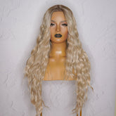EVADNE Ombre Blonde Lace Front Wig - Milk & Honey Wigs