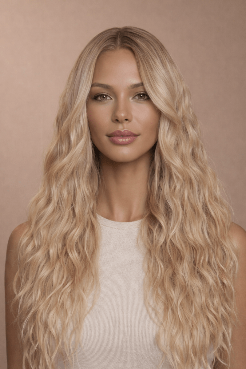 EVADNE - Ombre Blonde - Lace Front Wig - Milk &amp; Honey Wigs